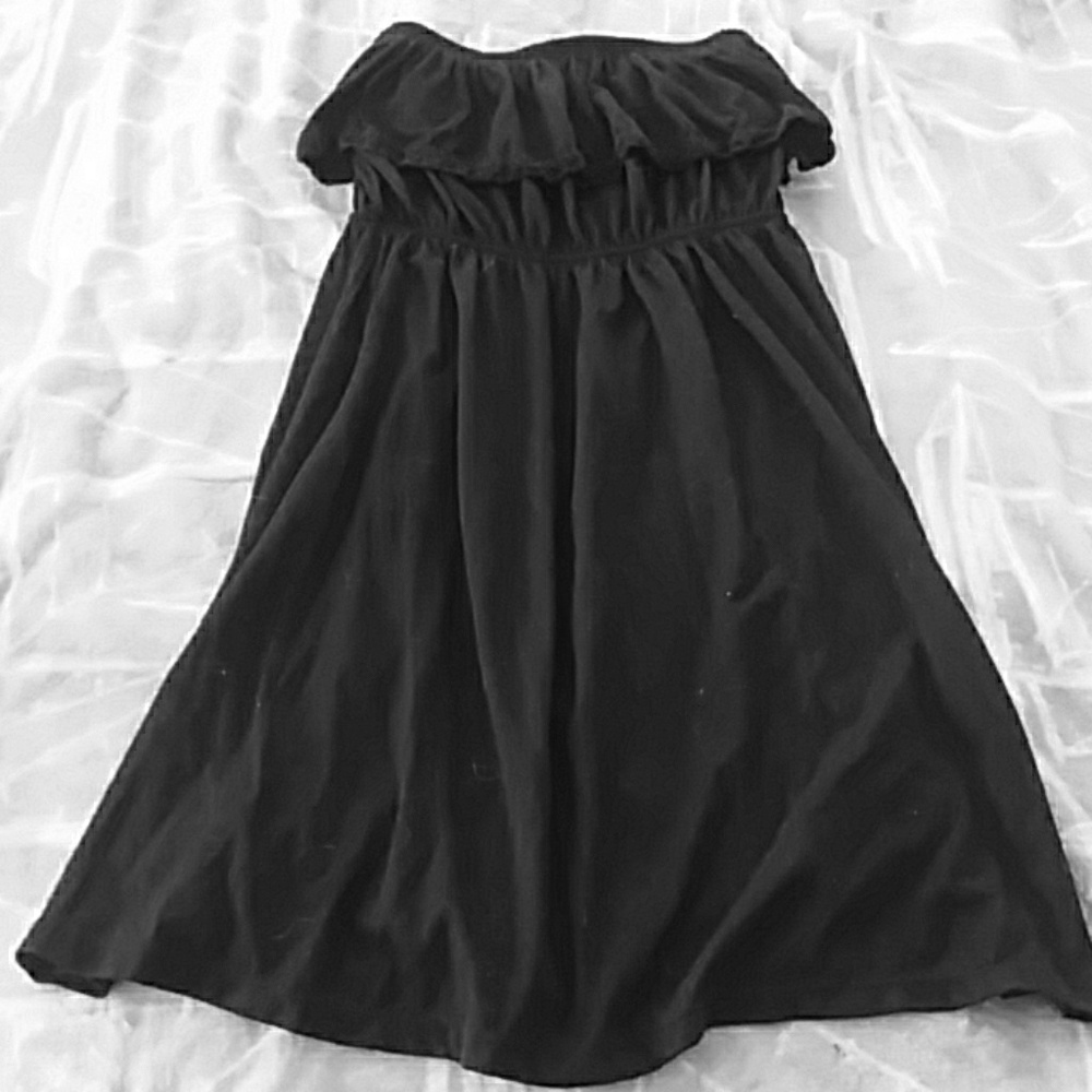 Black Strapless Dress